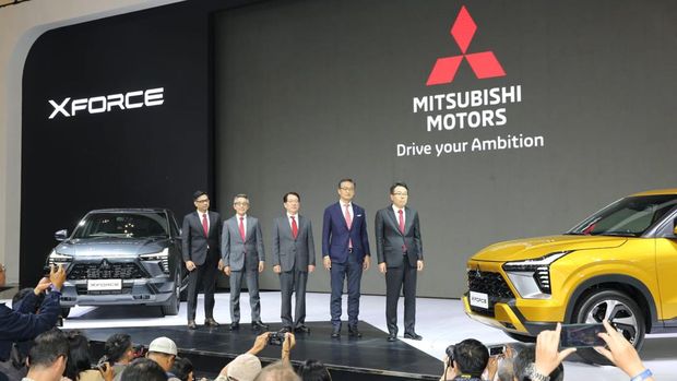 Peluncuran Mitsubishi Xforce di ajang Gaikindo Indonesia International Auto Show (GIIAS) 2023. (Foto: Mitsubishi Motors).