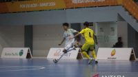 Tim futsal putra Banten kalahkan Lampung 2-1