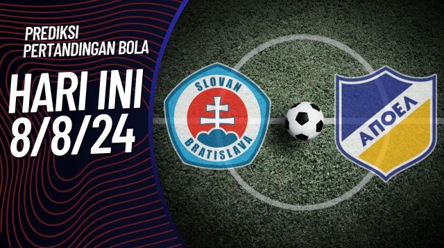 Slovan Bratislava menyambut APOEL Nicosia di Tehelne Pole untuk pertandingan leg pertama kualifikasi putaran ketiga Liga Champions UEFA pada hari Rabu (7 Agustus).