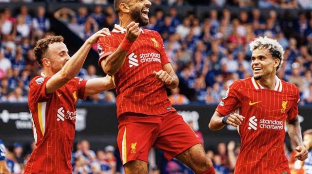 Liverpool Meraih kemenangan dalam area Laga Utama Turnamen Primer, Gol Salah dan juga Jota Bungkam Ipswich Town