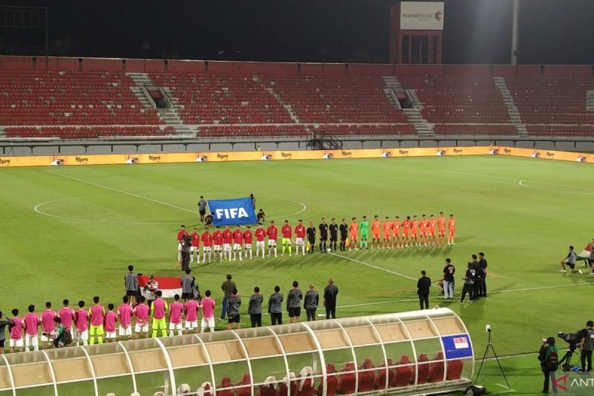 Indonesia U-17 menyerah 0-1 terhadap India