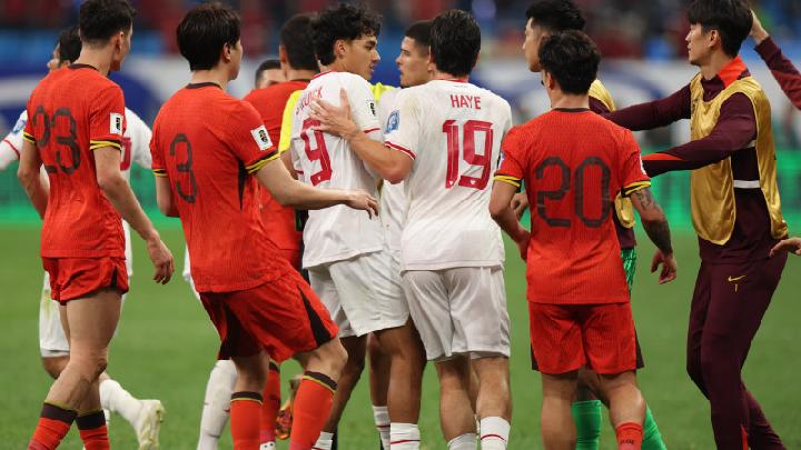 Timnas Indonesia Kalah 1-2 dari Cina pada Kualifikasi Piala Global 2026,  Shin Tae-yong Tak Menduga Lawan Pakai Taktik Klasik